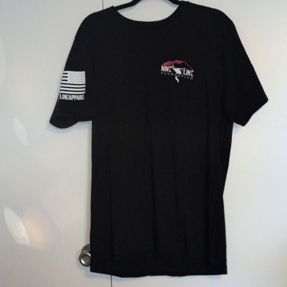 NINE APPAREL BLACK SS TEE SIZE XL